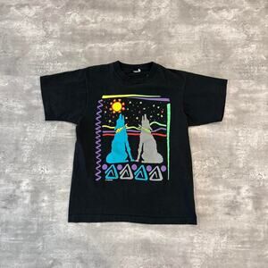 Vintage 1990s coyote nature t shirt